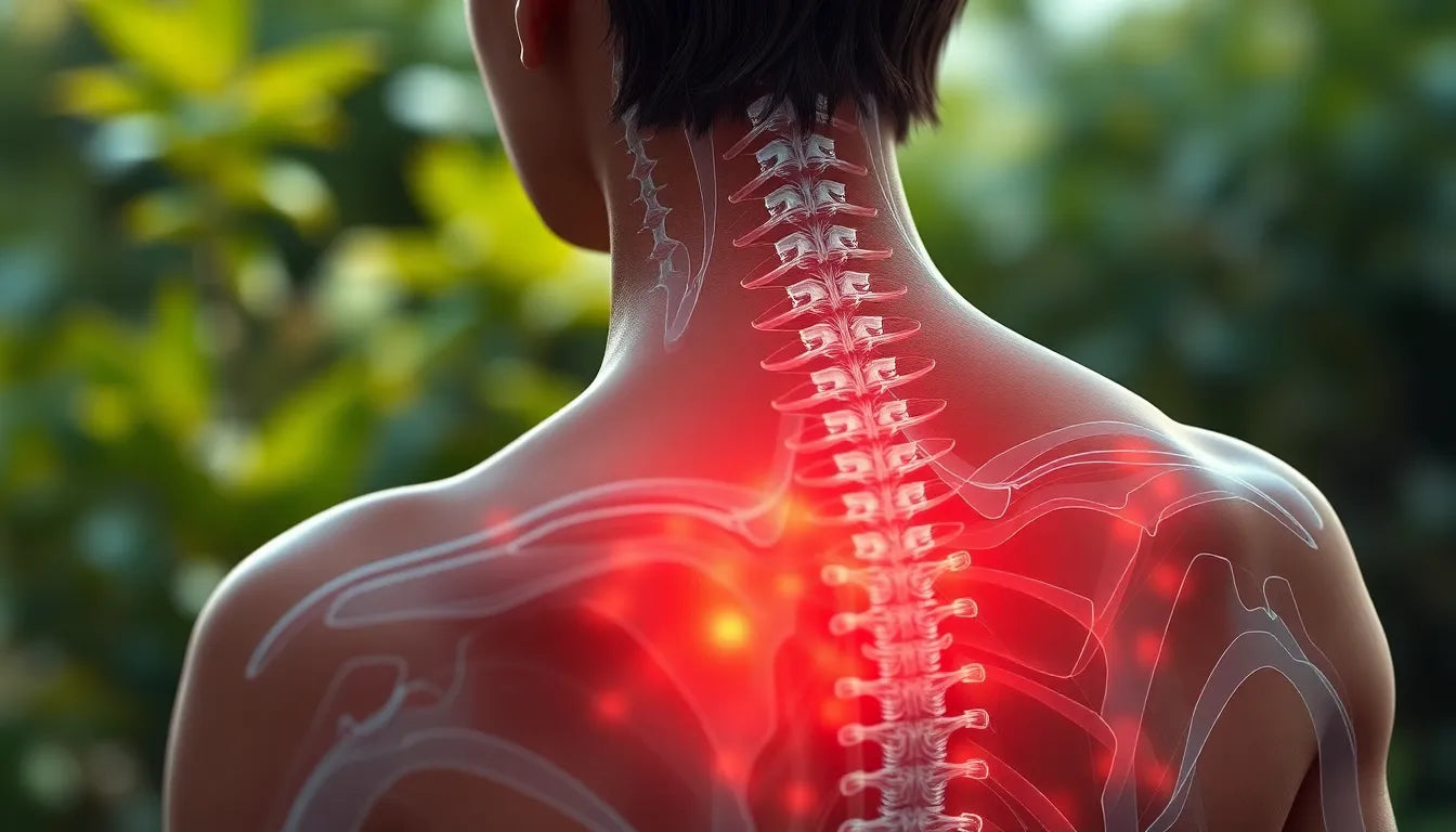 Soulager la sensation de boule dans la gorge et les douleurs dorsales : découvrez les liens cachés et les solutions efficaces - Illustration