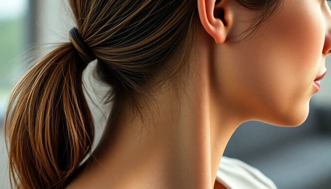 Soulagez vos douleurs cervicales avec des exercices de la Nackenschule pour le lecteur de pratique - Illustration