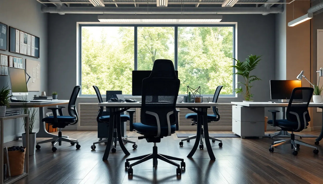 Découvrez comment transformer votre bureau en un espace ergonomique et inspirant - Illustration