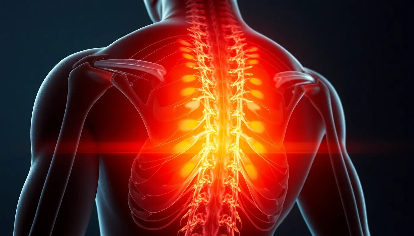 Soulagez vos douleurs lombaires irradiant vers les jambes - Illustration