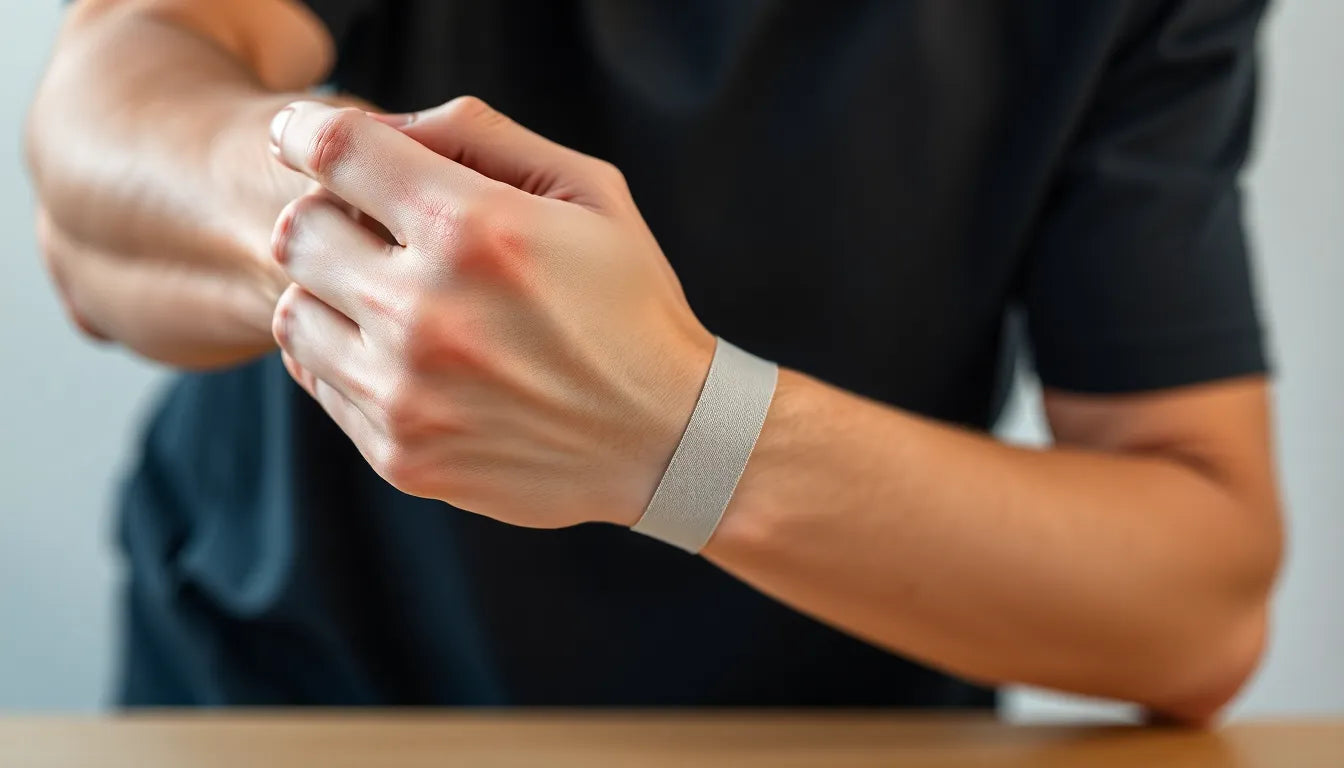 Libérez votre poignet : découvrez le pouvoir du taping pour soulager la douleur et améliorer la mobilité - Illustration