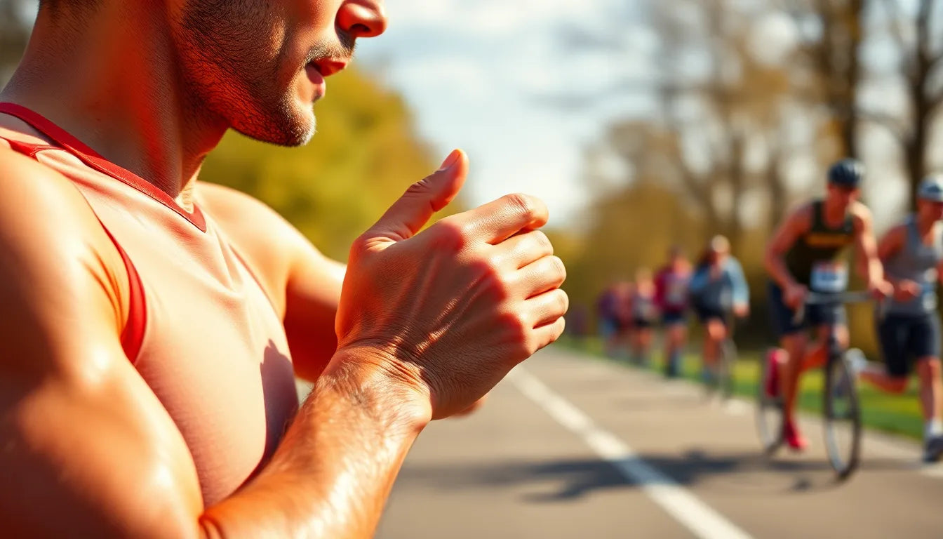 Préparez votre course avec des étirements essentiels pour le lecteur de pratique - Illustration