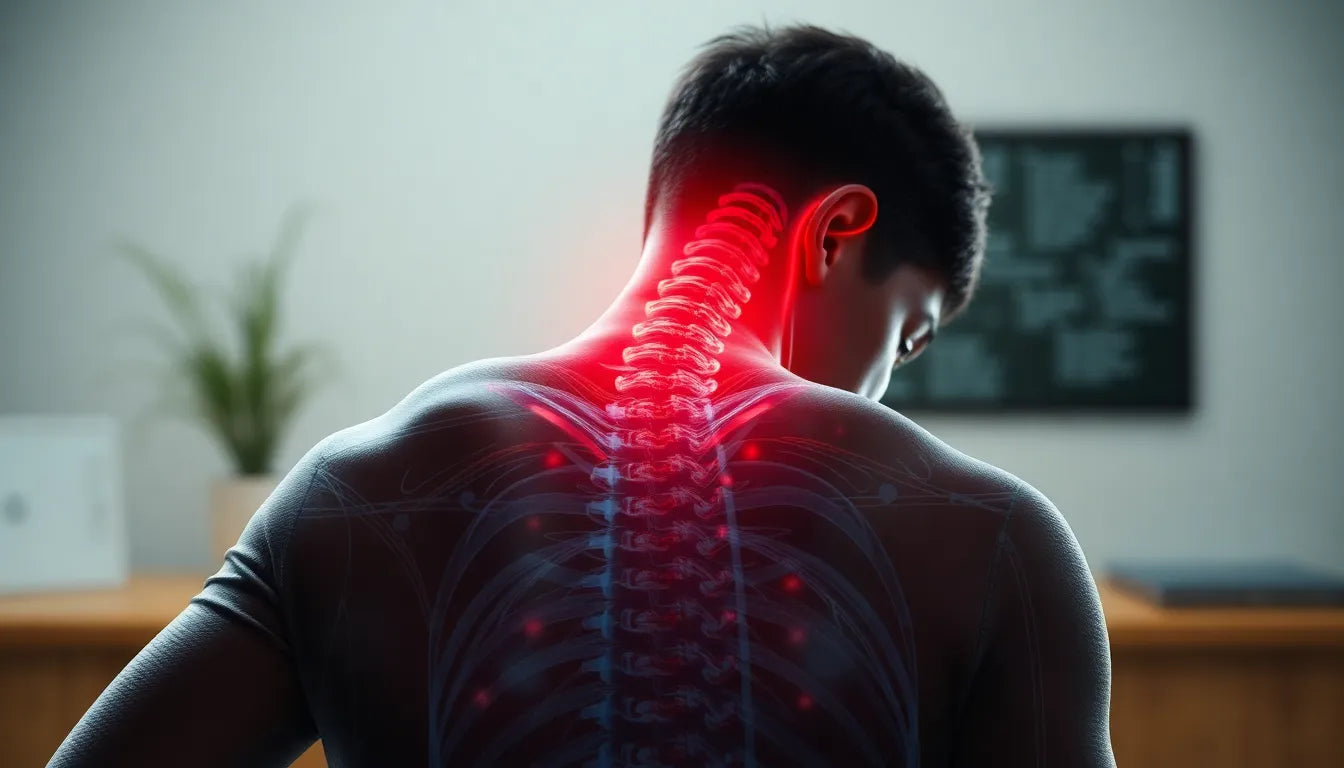 Découvrez comment la fatigue surrénalienne peut aggraver vos douleurs lombaires - Illustration