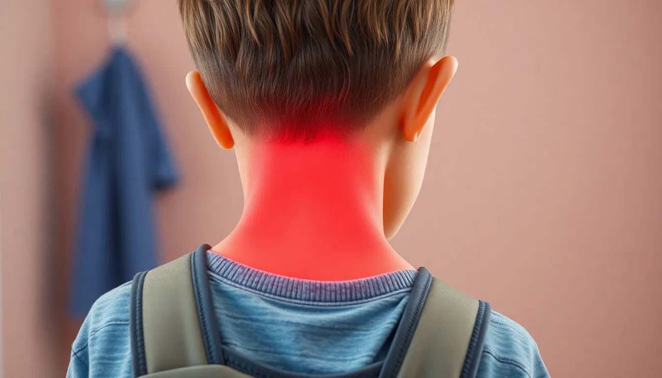 Soulager le cou de votre enfant : conseils et solutions efficaces - Illustration