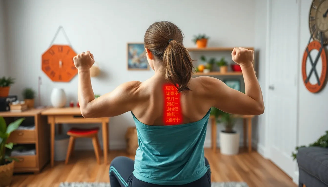 Renforcez votre dos à la maison: lecteur de pratique et exercices sans matériel - Illustration