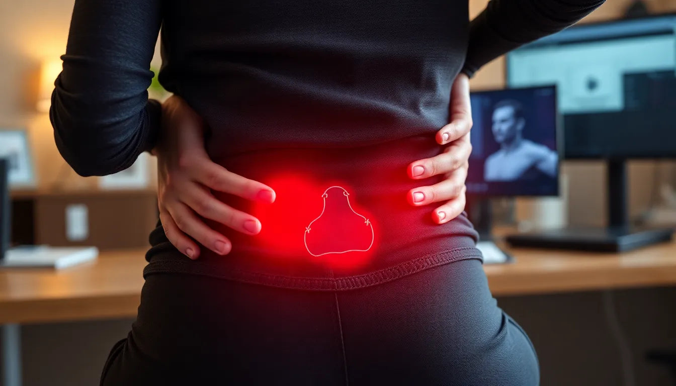 Soulager la douleur au coccyx avec des solutions pratiques et efficaces - Illustration