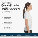 Women's Posture Shirt™ Zipper - Blanc