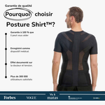 Men's Posture Shirt™ Zipper - Noir