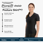 Women's Posture Shirt™ - Noir