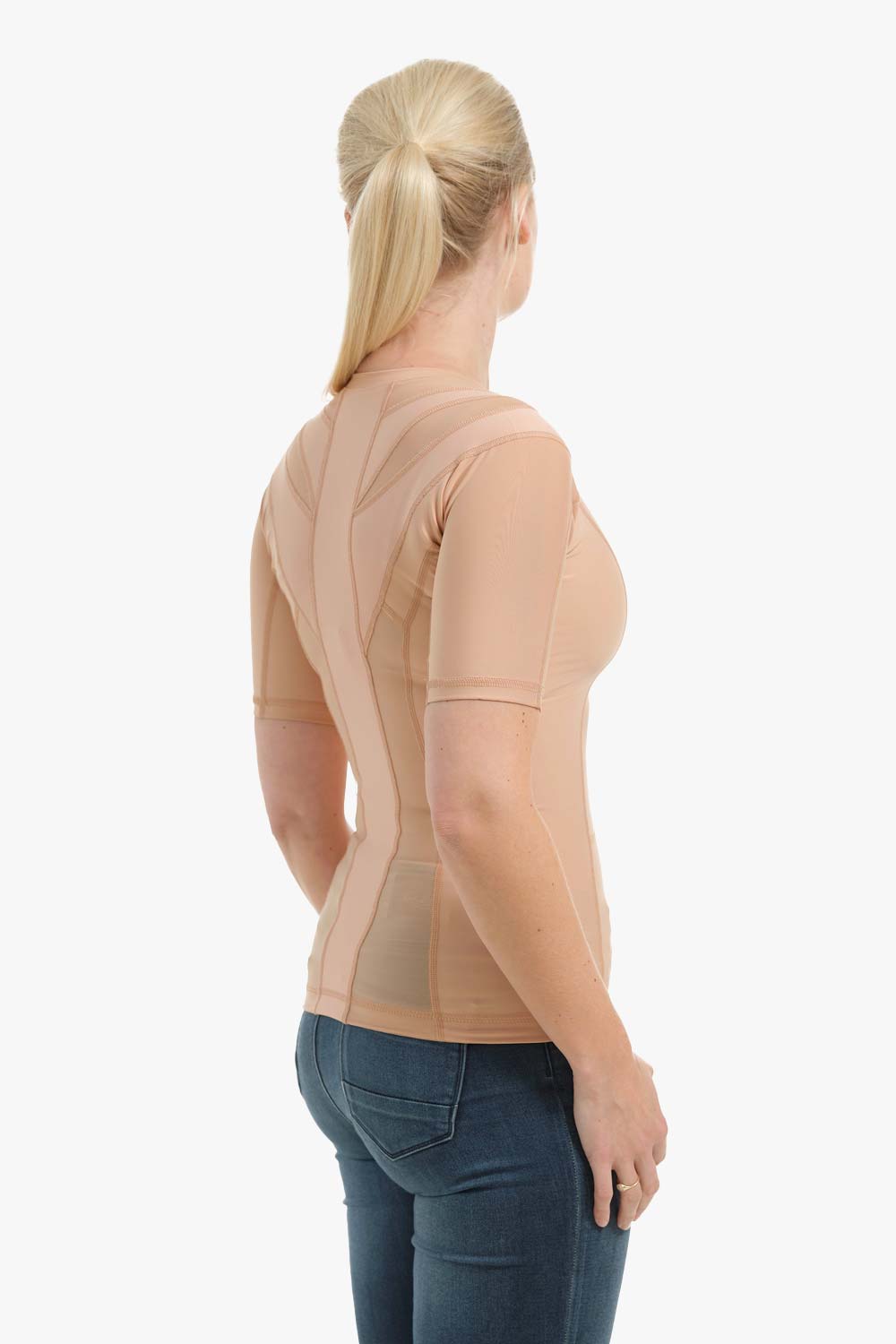 Women's Posture Shirt™ Zipper - Nude